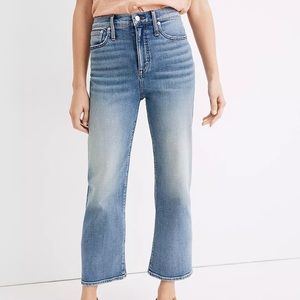 Madewell Jeans | Slim Wide Leg Crop Denim | Size 31